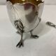 Eggcup feet and silver spoon punches early twentieth century