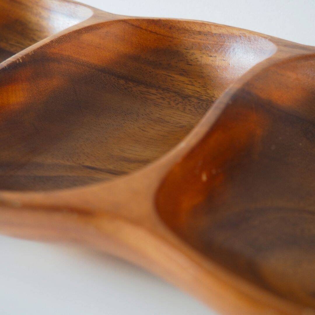 1960S Wooden Serving Dish