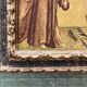 Reproduction Braun & Cie, Saint Francis of Assisi, carved wooden frame