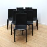 Suite of 8 designer dining room chairs