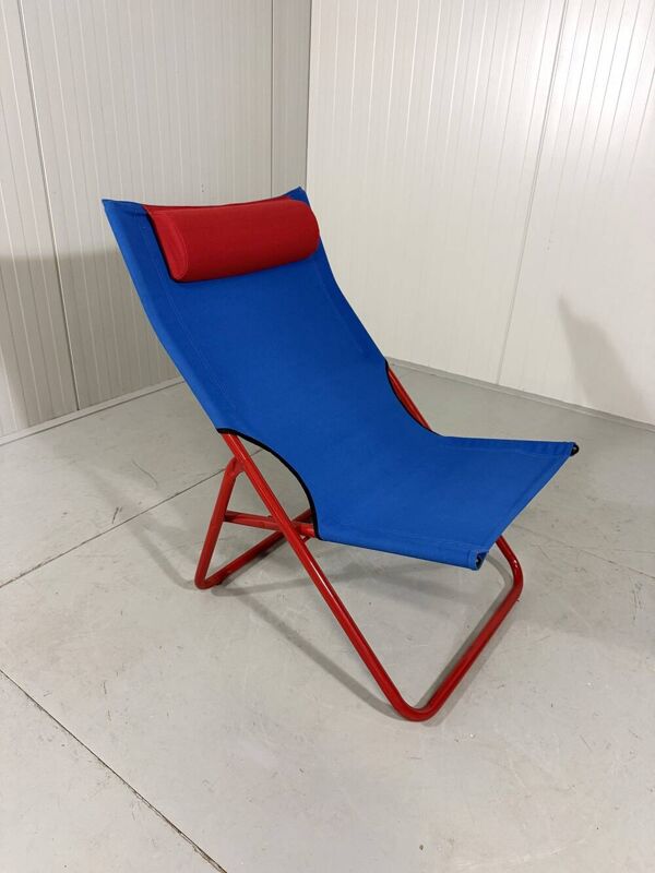 Chaise longue pliante chaise de jardin années 1980