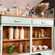 Buffet vert mint vintage
