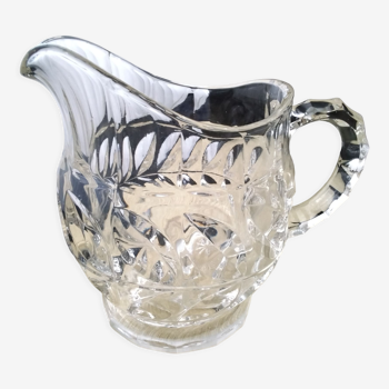 Cruche à eau , carafe en cristal taillé 0.8 l