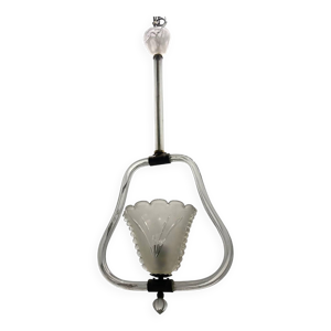 Suspension en verre de - murano 1950