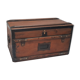 Former wooden travel trunk