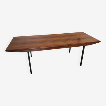 Vintage Scandinavian design coffee table in rosewood