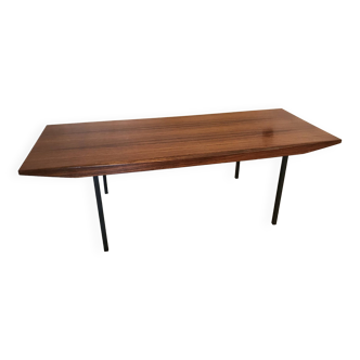 Vintage Scandinavian design coffee table in rosewood