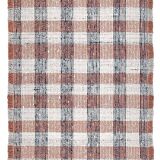 85x325 cm Runner Rug, Blue Terracota Hand made Rug, Made With Wool.