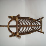 Bamboo magazine holder, rattan