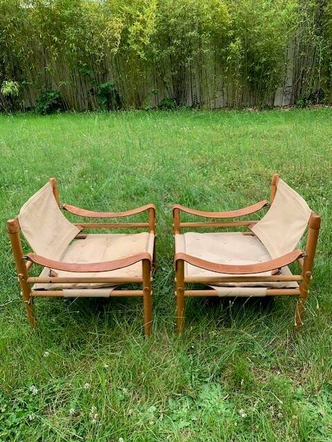 pair of Sirocco armchairs by Arne Norell - Sweden, 1960s