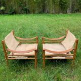 paire de fauteuils Sirocco d'Arne Norell - Suède années 60