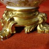 Vase pique flowers in porcelain of Paris XIX th