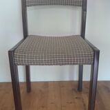 Vintage wood and fabric chair