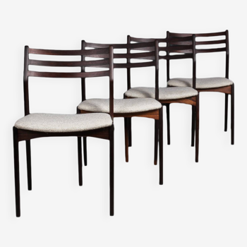 Suite of 4 Chairs by Vestervig Eriksen for Brdr. Tromborg - Rosewood - Ca 1960