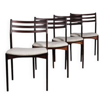 Suite of 4 Chairs by Vestervig Eriksen for Brdr. Tromborg - Rosewood - Ca 1960