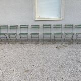 9 folding garden chairs