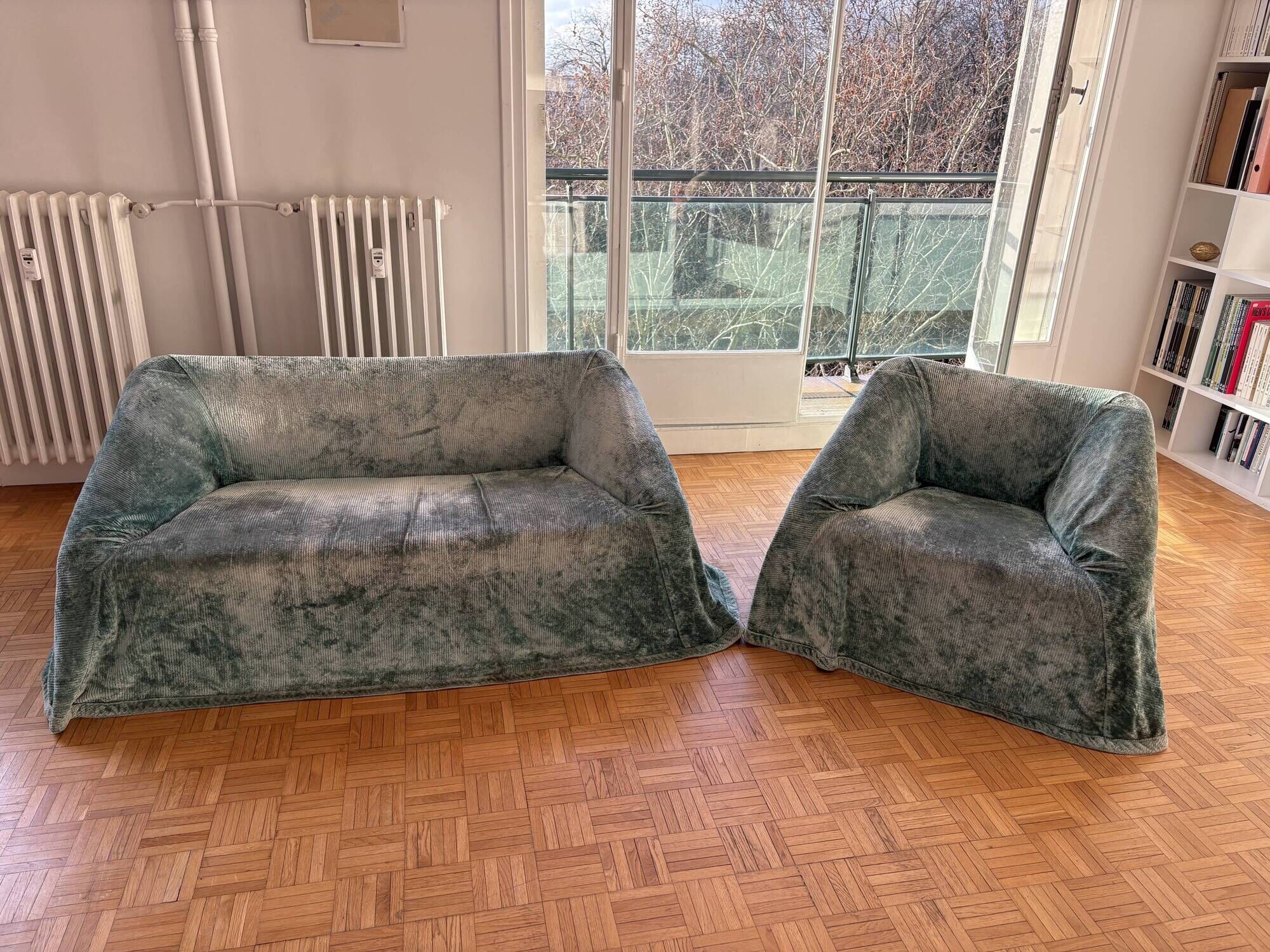 Kazuhide Takahama Mantilla Two Seater Sofa and Chair
