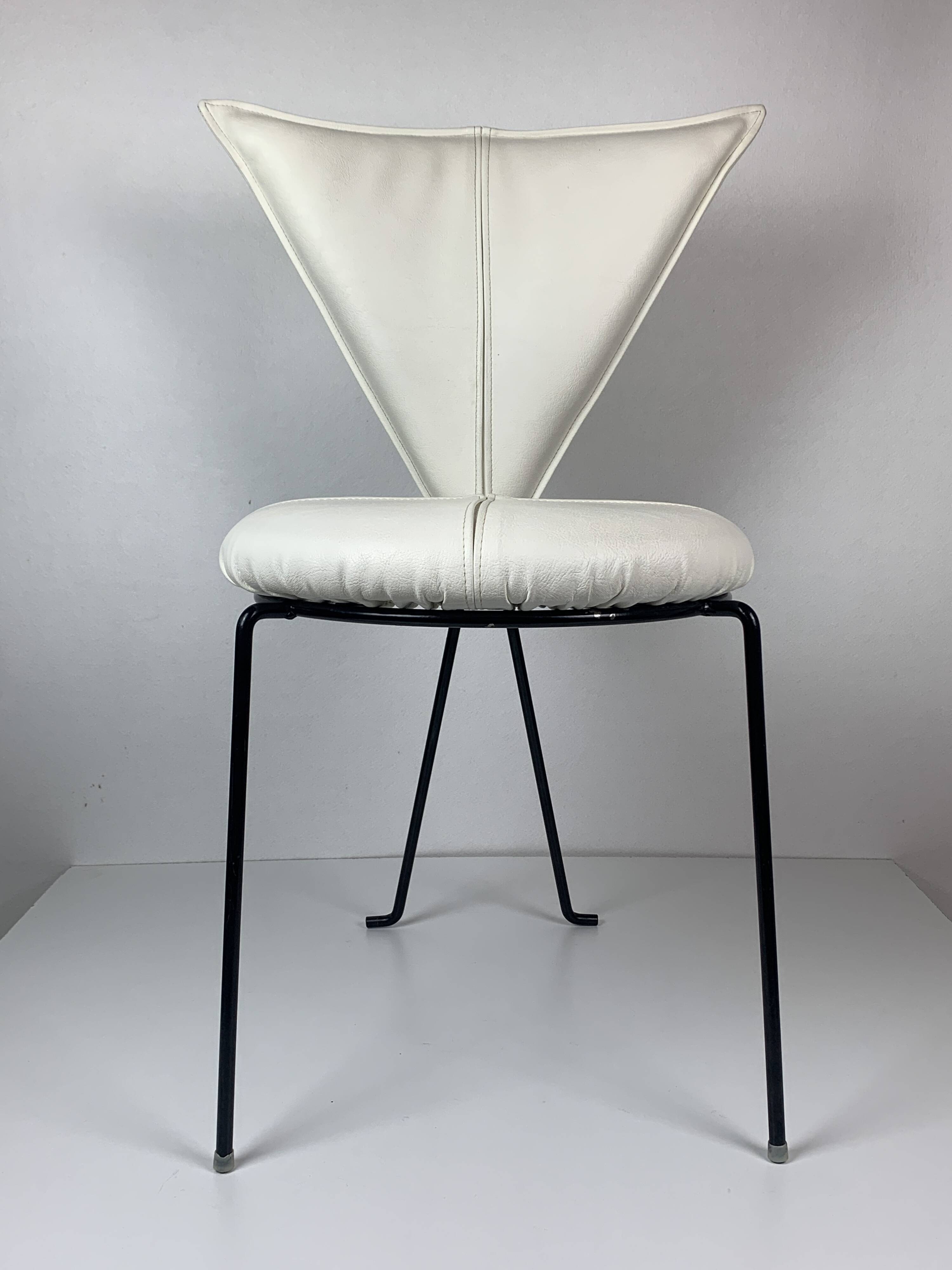Set of 8 and one post modern dining chairs, 1980s by Lübke