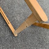 Paire de chaises pliante en bois