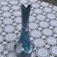 Vase, soliflore in wash-glazed ceramic, shades of blue, Vallauris style, vintage design