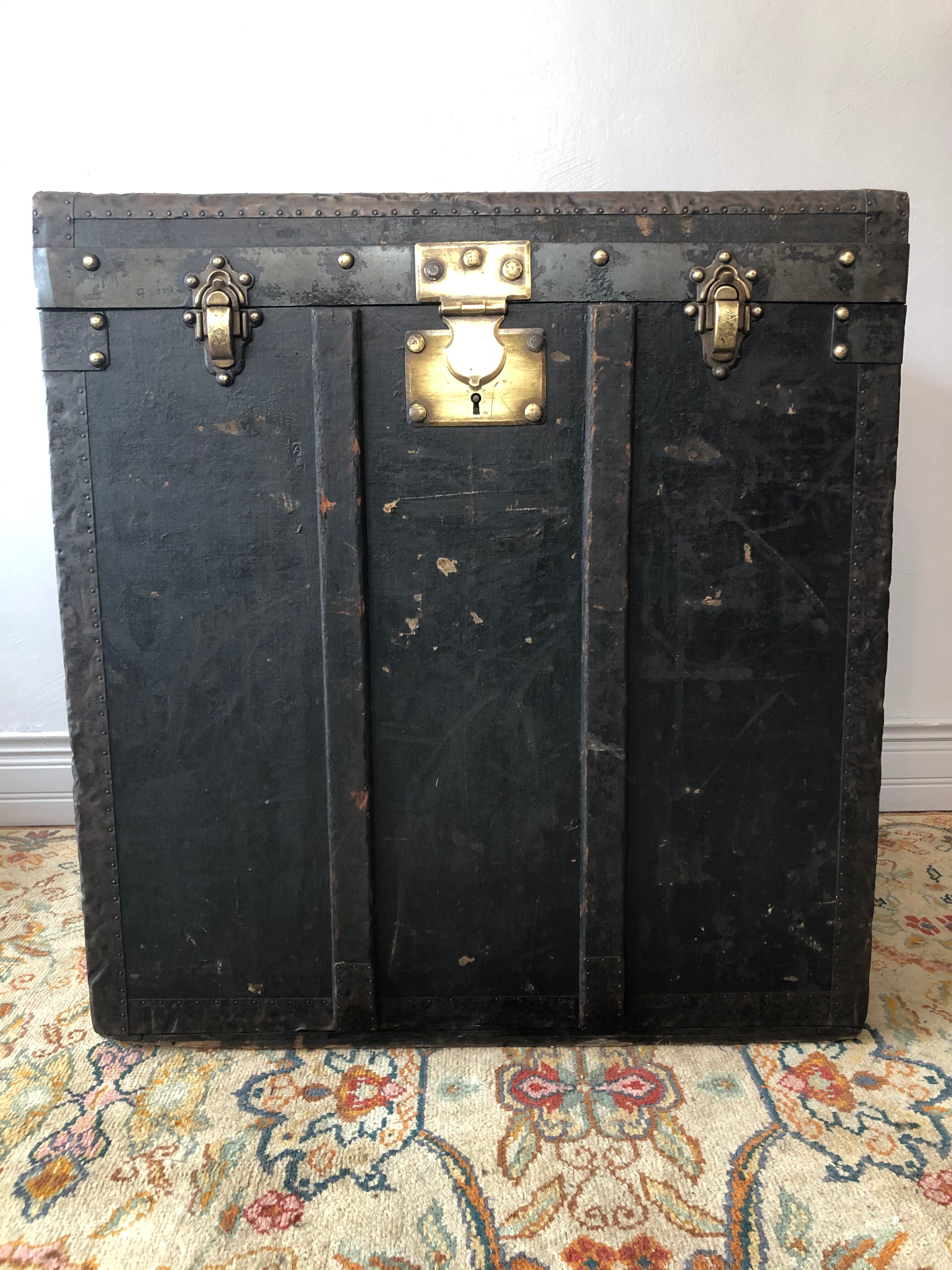 Ancient travel trunk