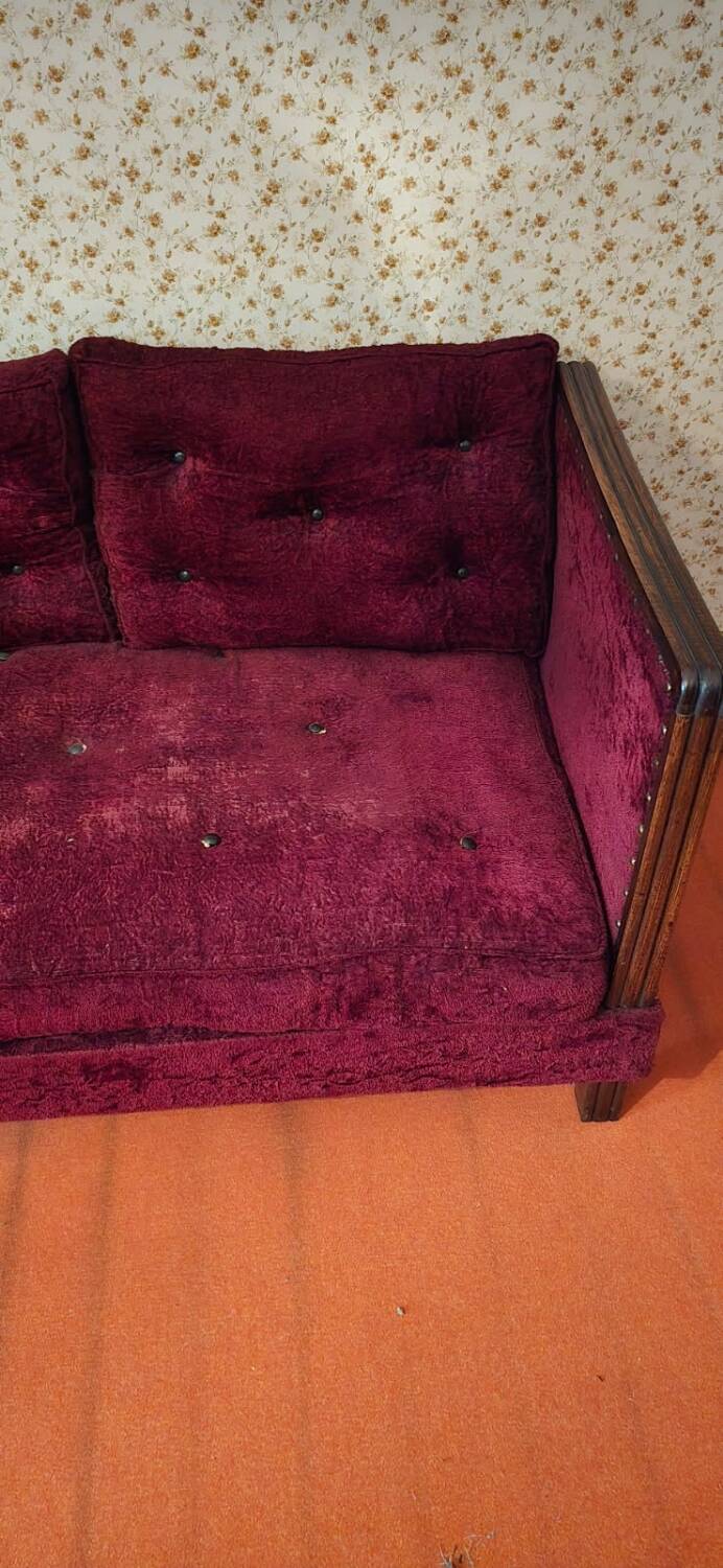 Vintage convertible sofa bed