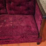 Canapé convertible banquette lit vintage