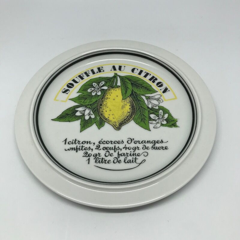 5 dessert plates "fruit recipes"