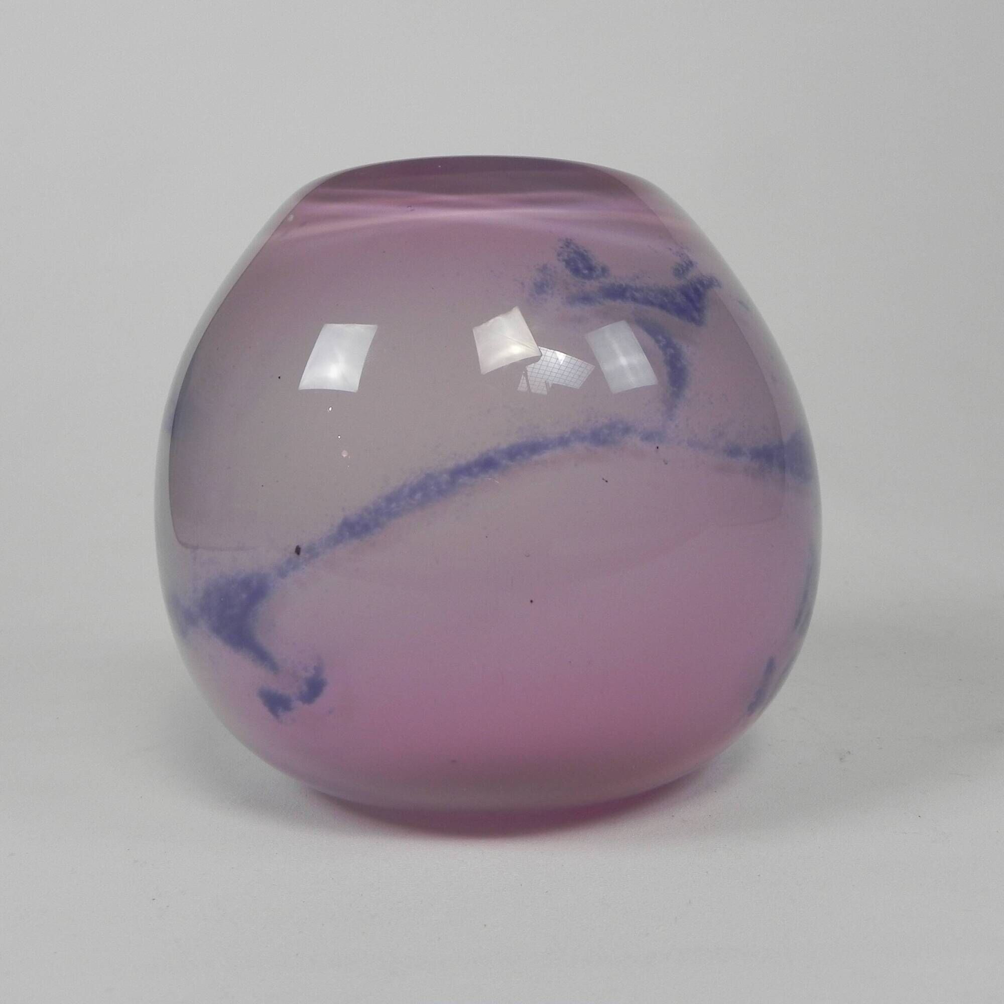 Thick-walled vintage vase, likely Severin Brorby, 1970s