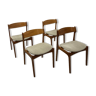 Lot de 4 chaises par Erik Buch
