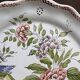 Hand-painted Rouen porcelain plate