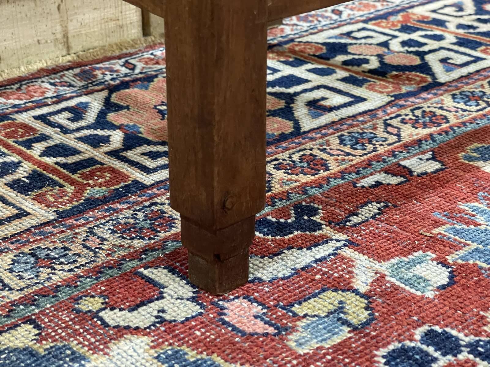 Series of 4 Art Deco mahogany chairs from the 1950s