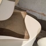 Two armchairs and a coffee table