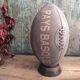 Vintage leather rugby ball Biarritz