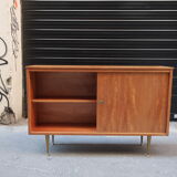 Teak bahut two doors 60s