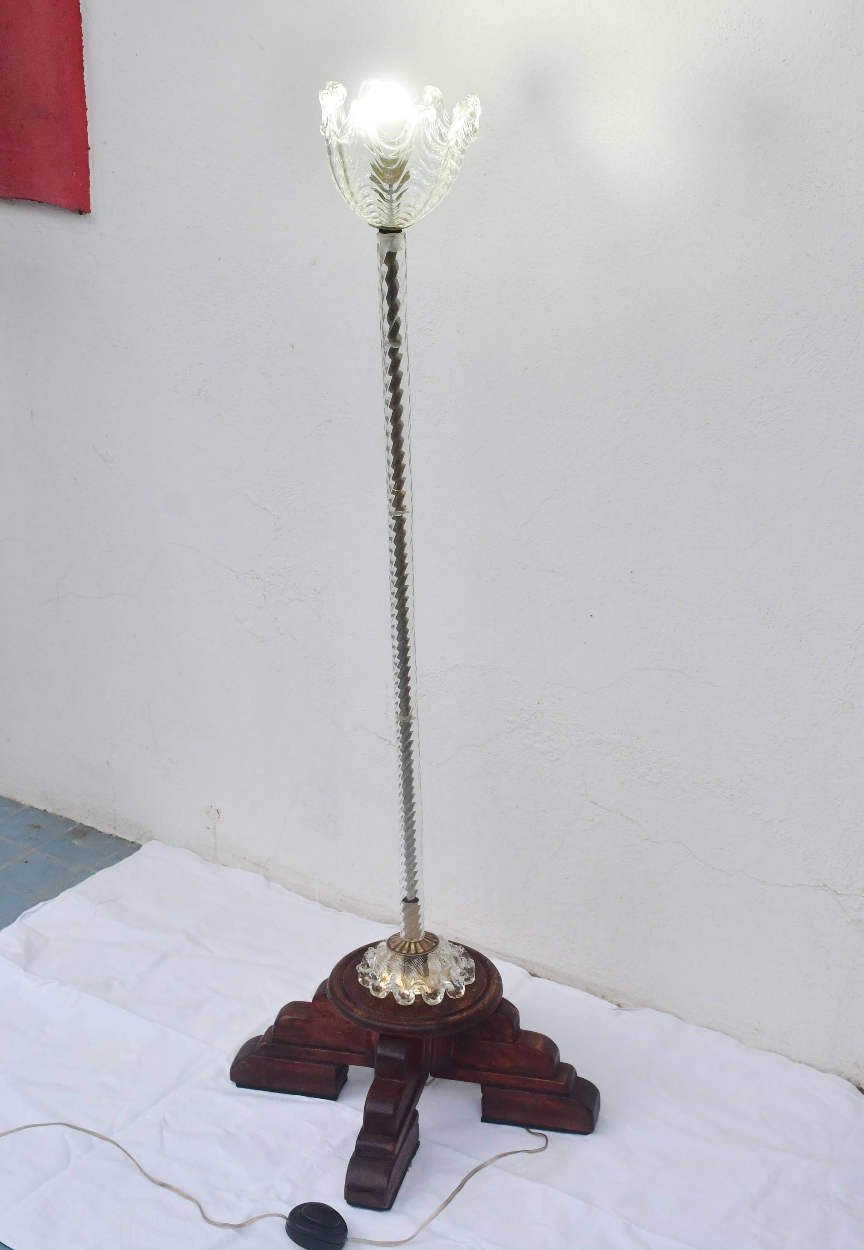 Vintage Barovier e Toso floor lamp