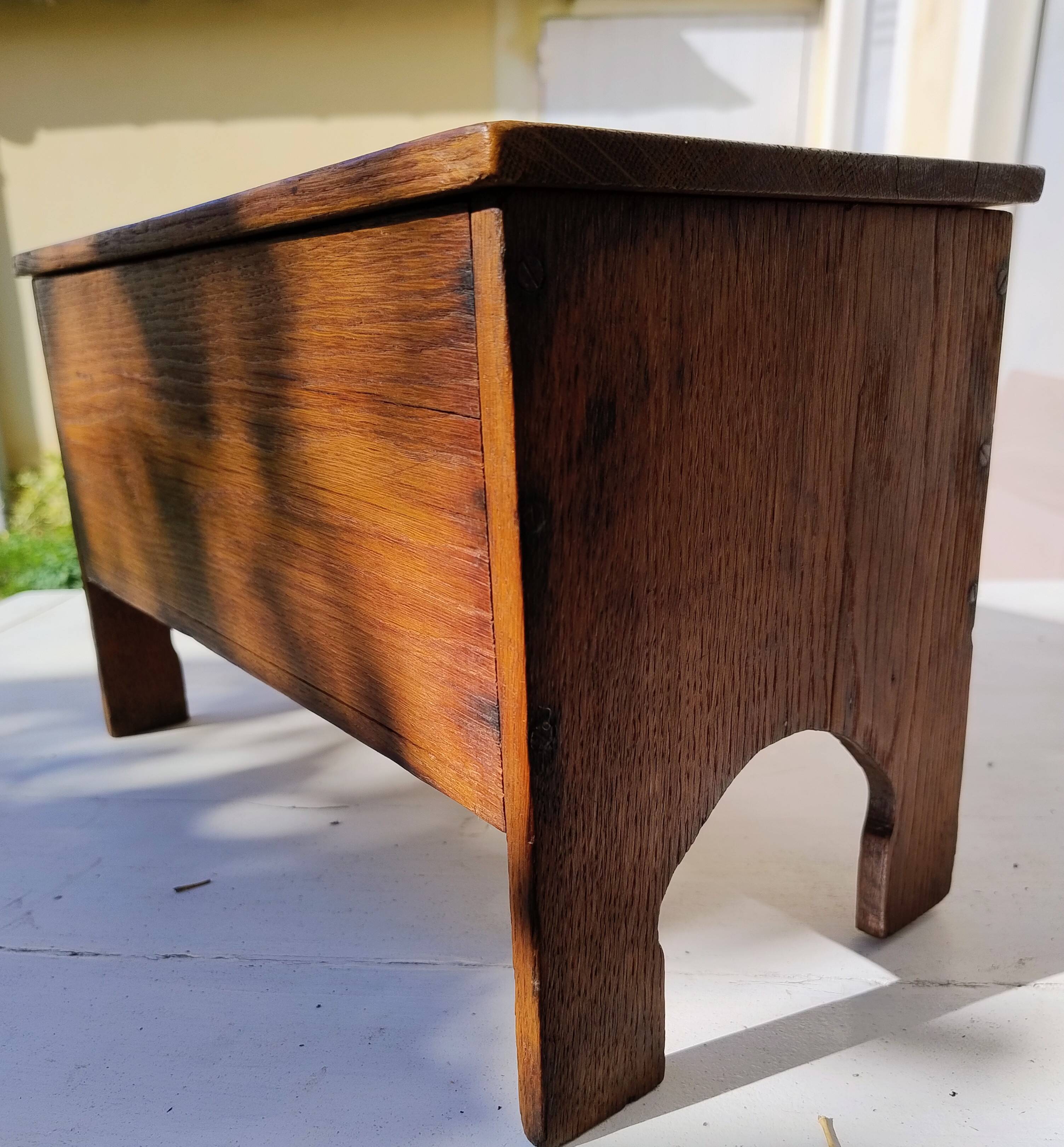 Small wooden chest