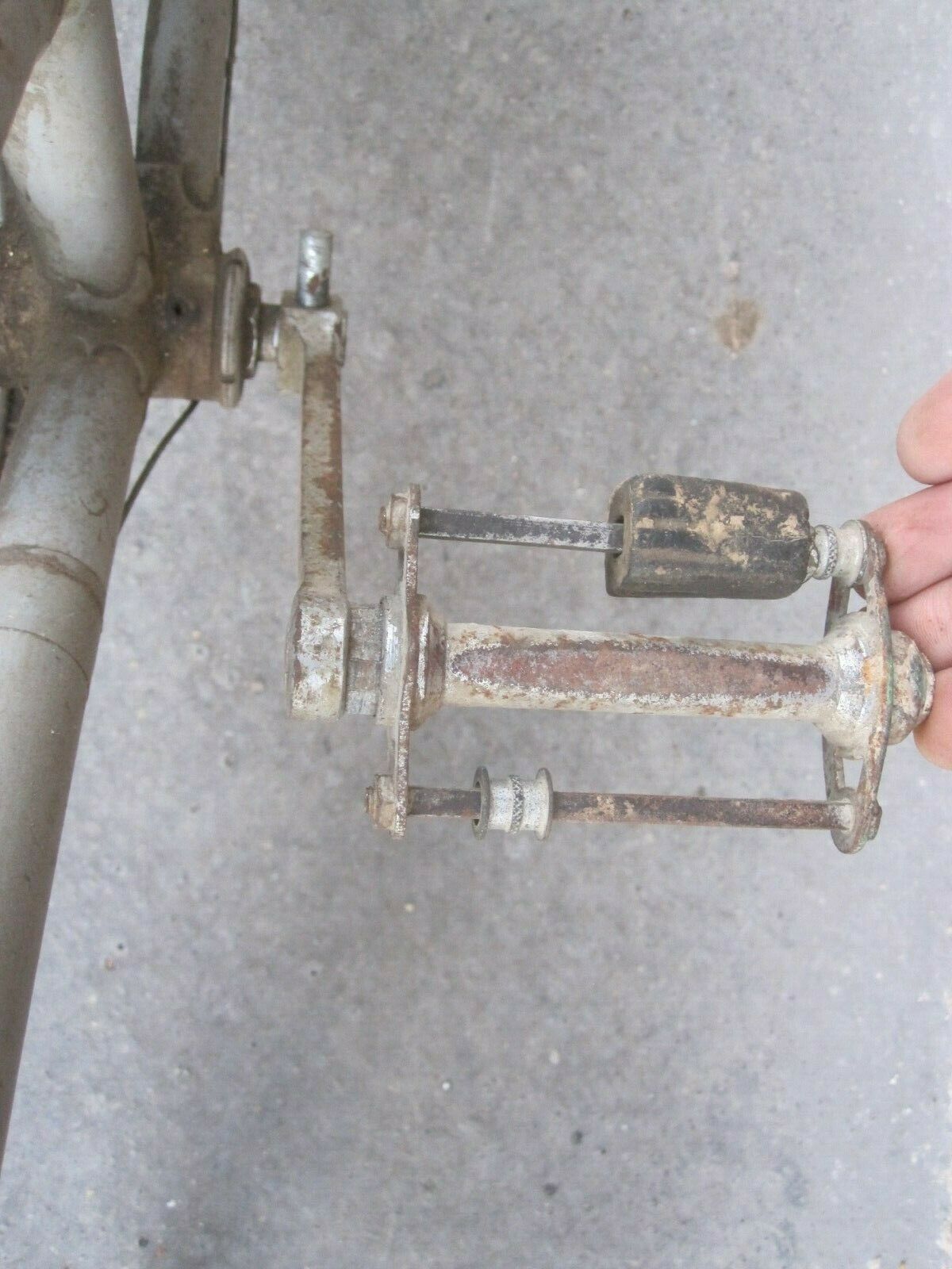 Old French-made carrier bike