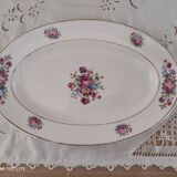 Sarreguemines oval dish, Guy model