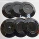 Set of 6 vintage plates with fish decoration after Robert Picault, 1960, 24 cm