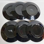 Set of 6 vintage plates with fish decoration after Robert Picault, 1960, 24 cm