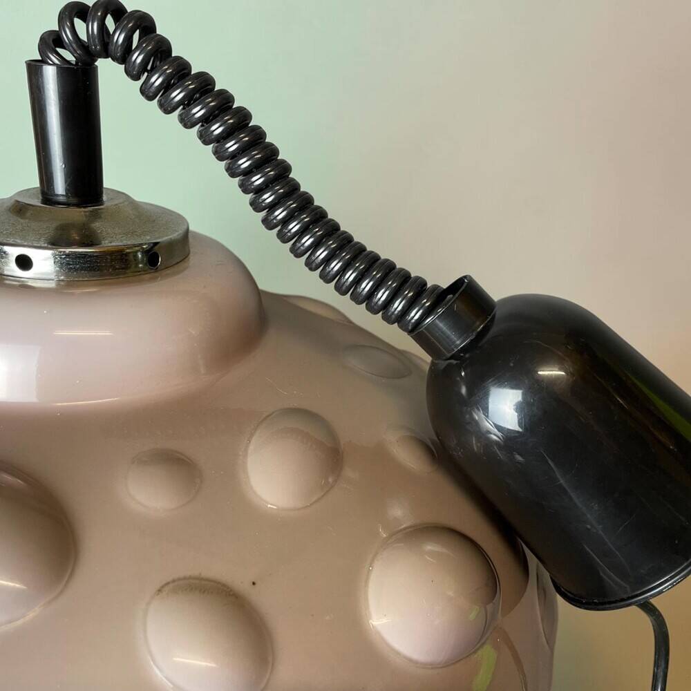 Space Age retractable dining room hanging lamp
