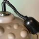 Space Age retractable dining room hanging lamp