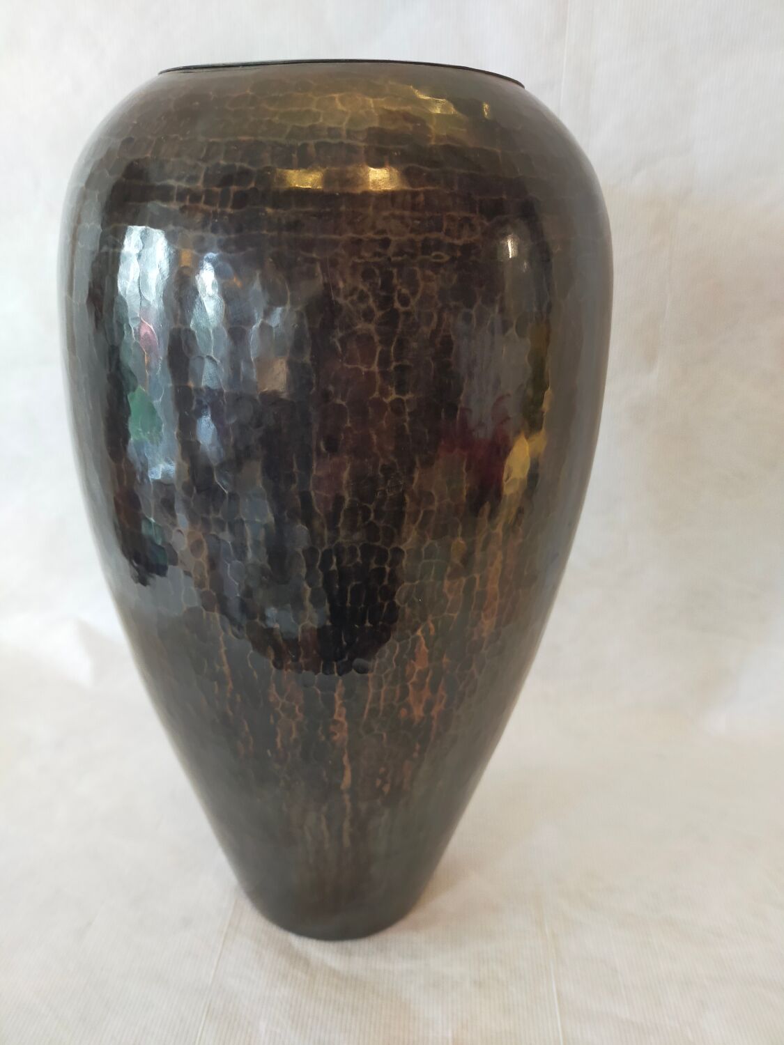 Brassware vase by Hervé Wahlen