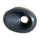 Matte black ceramic vase