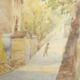Watercolor "street corner"
