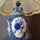 Lampe en faïence XXe