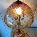 Art Nouveau style glass lamp