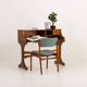 Bureau ou console en palissandre italien du milieu du siècle