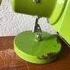 Applique spot articulé métal laqué vert
